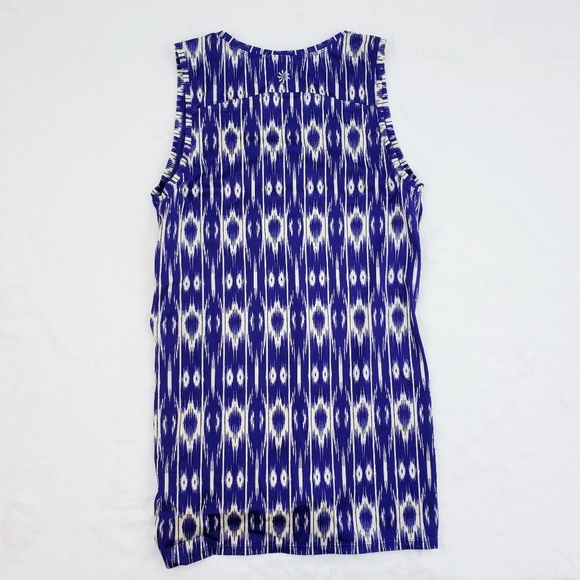 🚫SOLD🚫 Athleta Blue Ikat Rashguard 2 Pc Swim Set - Picture 4 of 8